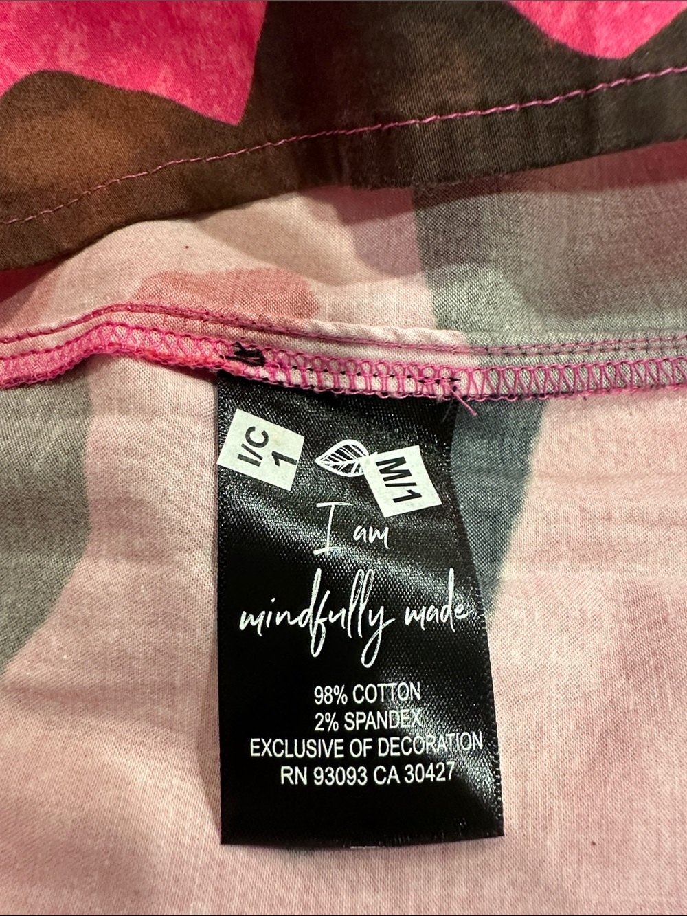 NIC+ZOE Pink & Black Printed Sundress - Picture 5 of 5